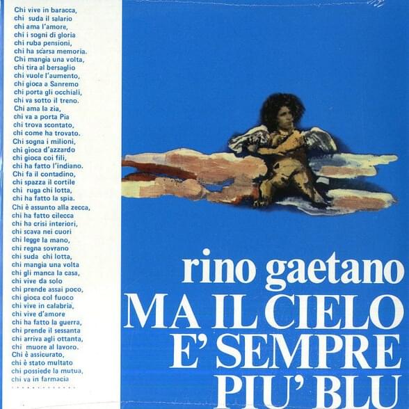 Ma il cielo è sempre più blu by Rino Gaetano