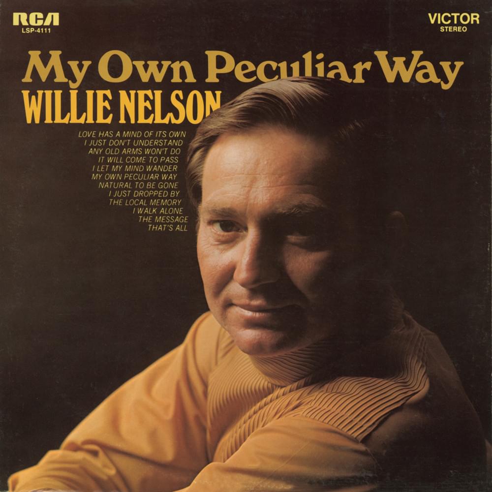 Album cover art for "I Just Don’t Understand" by Willie Nelson