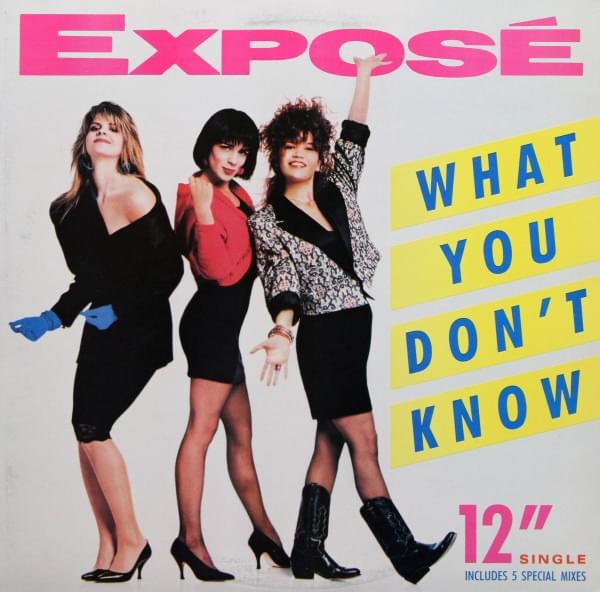 Album cover art for "What You Don’t Know" by Exposé