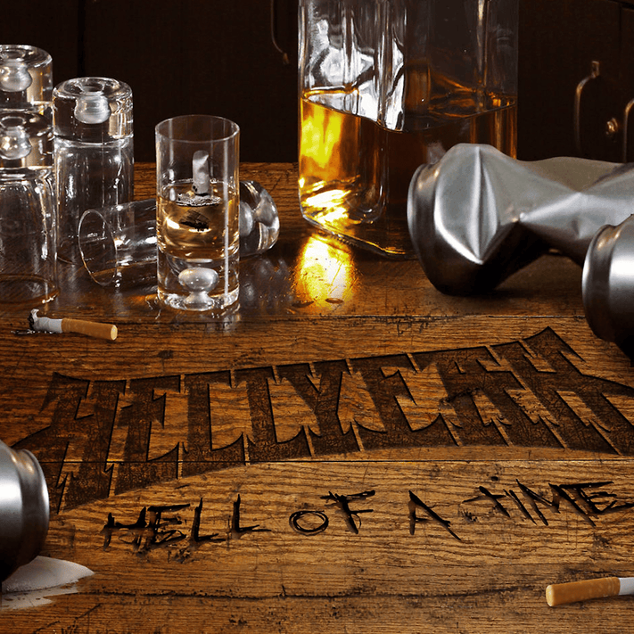 Album cover art for "Hell of a Time" by HELLYEAH
