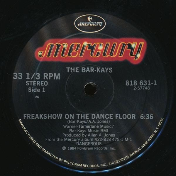 Album cover art for "Freakshow on the Dance Floor" by Bar-Kays