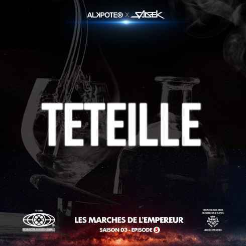 Album cover art for "Teteille" by Alkpote & Sadek