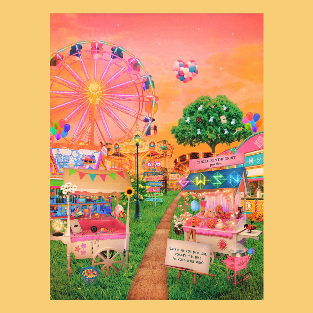 Album cover art for "RED-SUN (021)" by GWSN