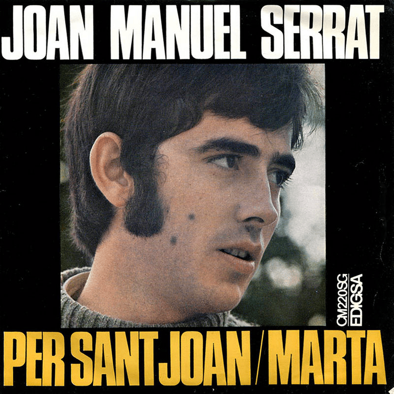 Album cover art for "Marta" by Joan Manuel Serrat