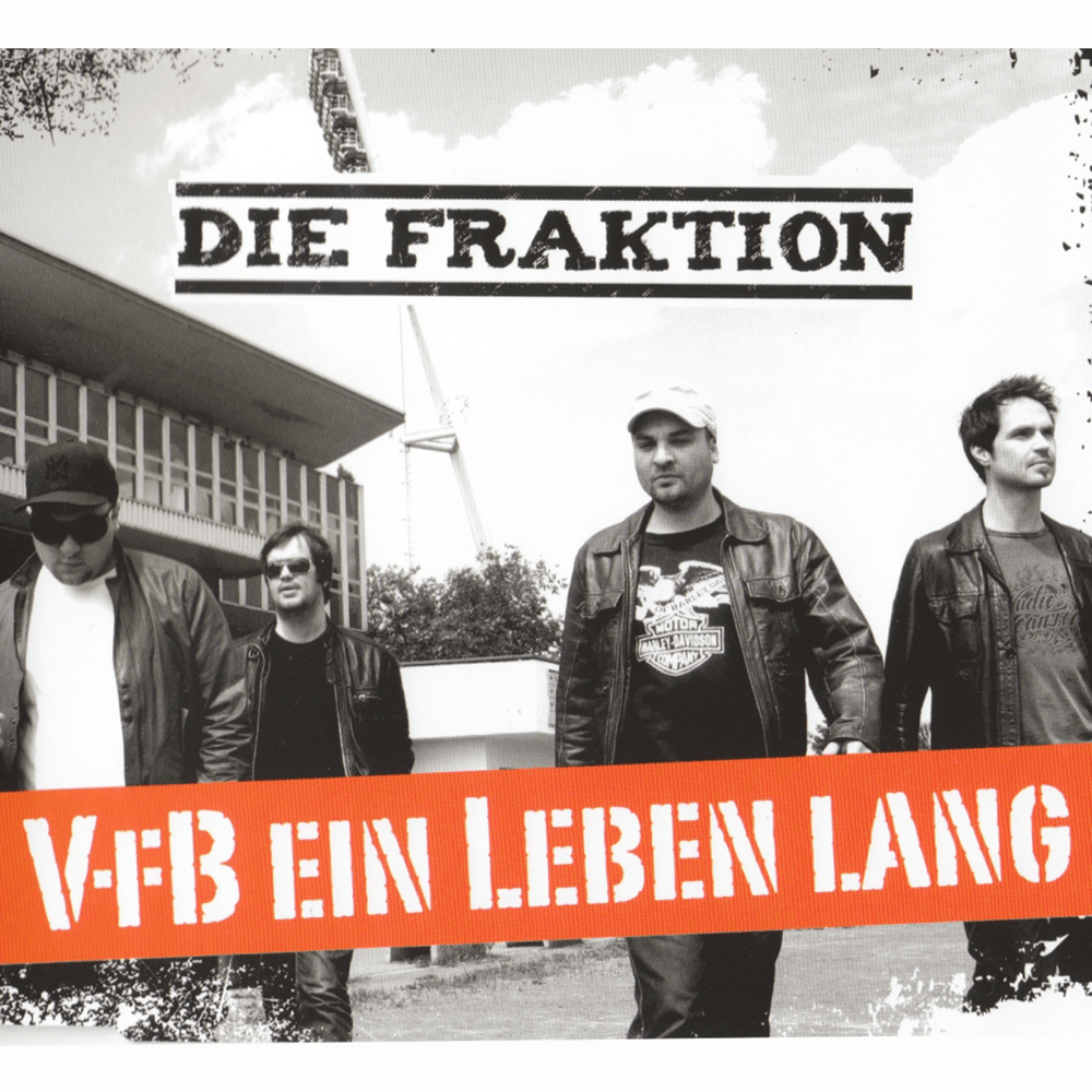 Album cover art for "VfB ein Leben lang" by Die Fraktion