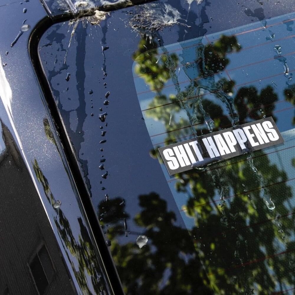 Album cover art for "Shit Happens" by Katelyn Tarver