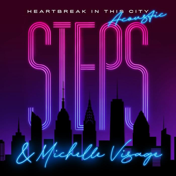 Album cover art for "Heartbreak in This City (Acoustic Version)" by Steps