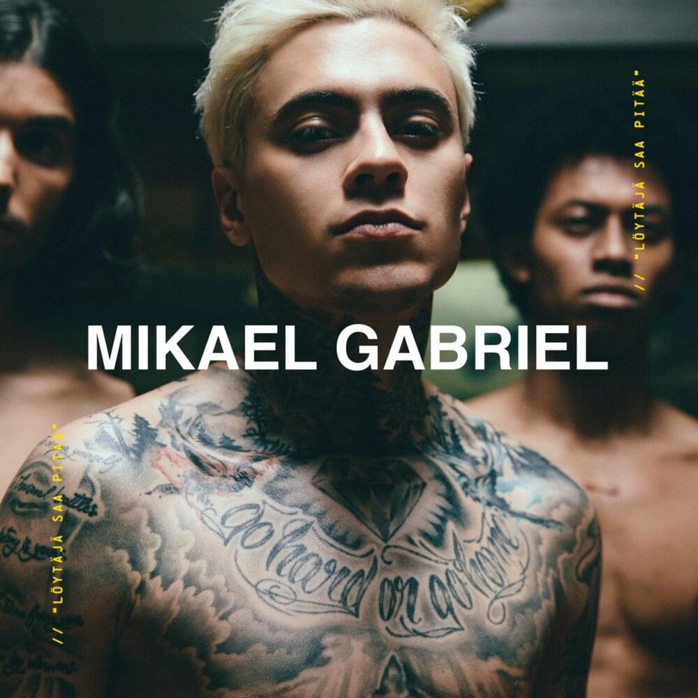 Album cover art for "Löytäjä saa pitää" by Mikael Gabriel