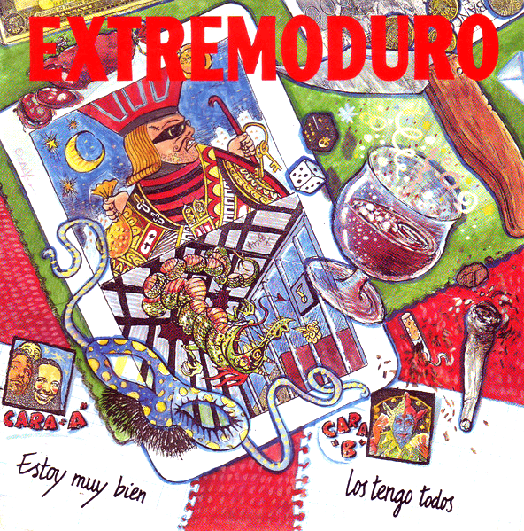 Album cover art for "Estoy Muy Bien" by Extremoduro