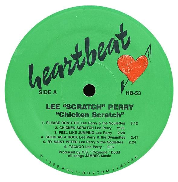 Album cover art for "Chicken Scratch" by Lee “Scratch” Perry