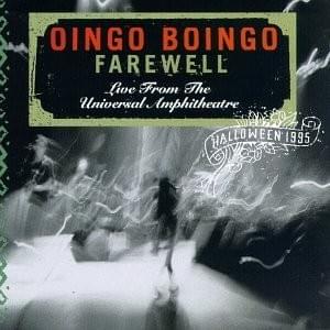 Album cover art for "Piggies - Live" by Oingo Boingo
