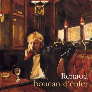 Album cover art for "Je vis caché" by Renaud