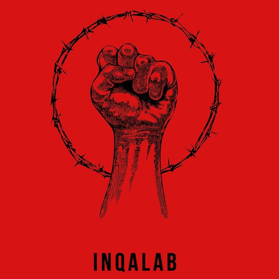 Album cover art for "Inqalab" by Ahmer