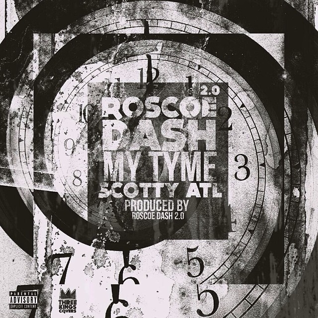 Album cover art for "My Tyme" by Roscoe Dash & Scotty ATL