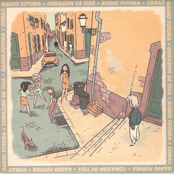 Album cover art for "Corazon de Tiza" by Radio Futura