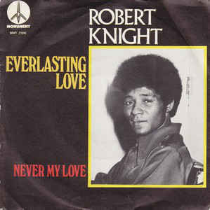 Album cover art for "Everlasting Love" by Robert Knight
