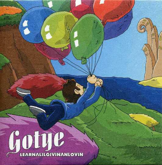 Album cover art for "Learnalilgivinanlovin" by Gotye