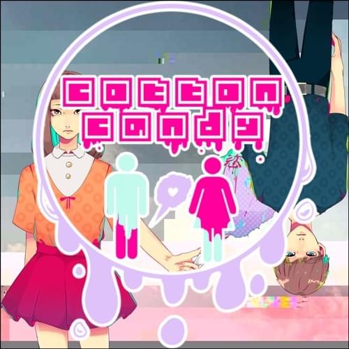 Album cover art for "Cotton Candy" by Creep-P & 初音ミク (Hatsune Miku)