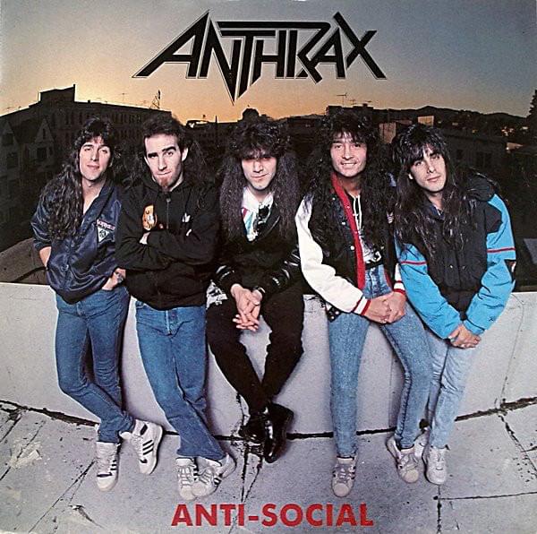 Album cover art for "Antisocial" by Anthrax
