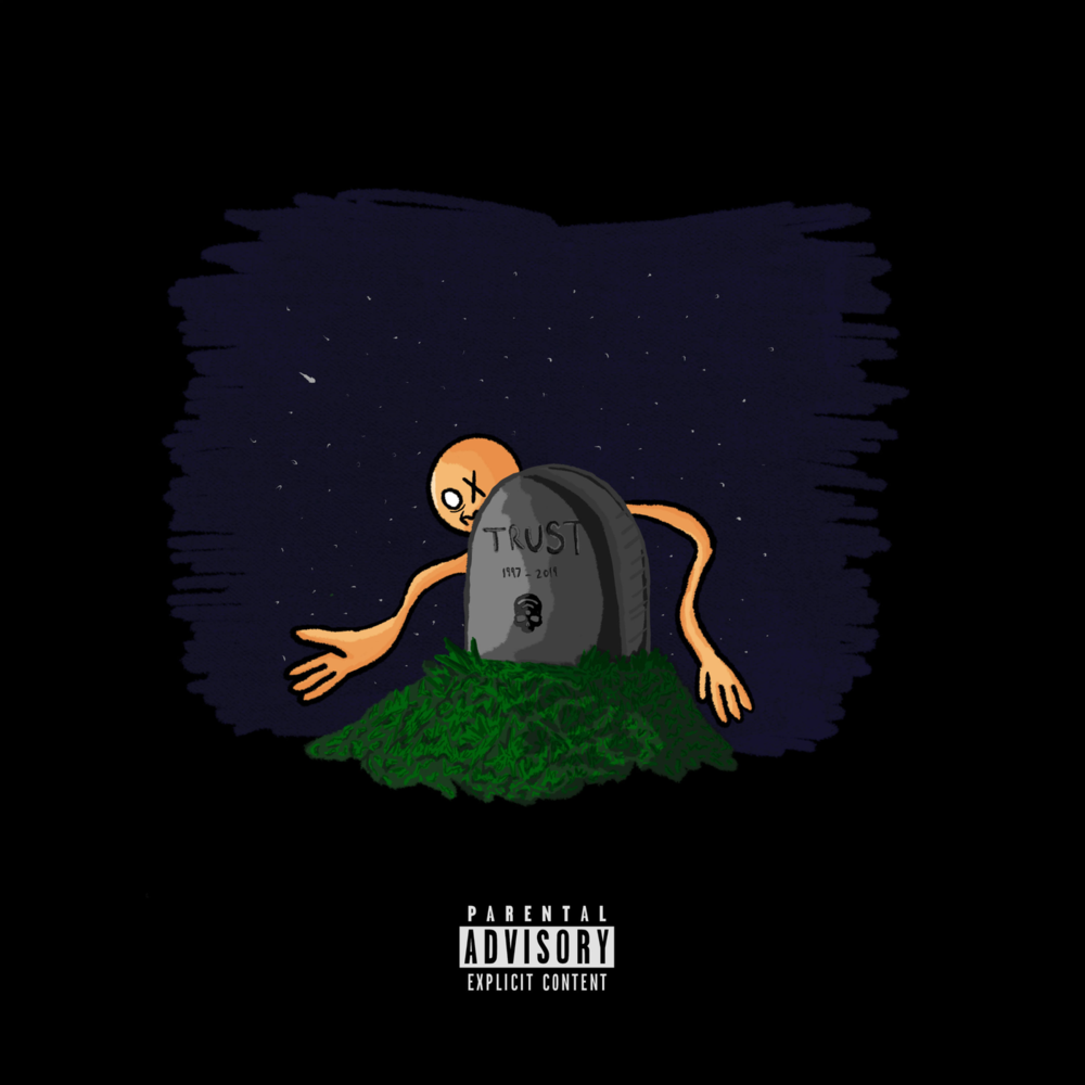 Album cover art for "NO TRUST" by wifisfuneral