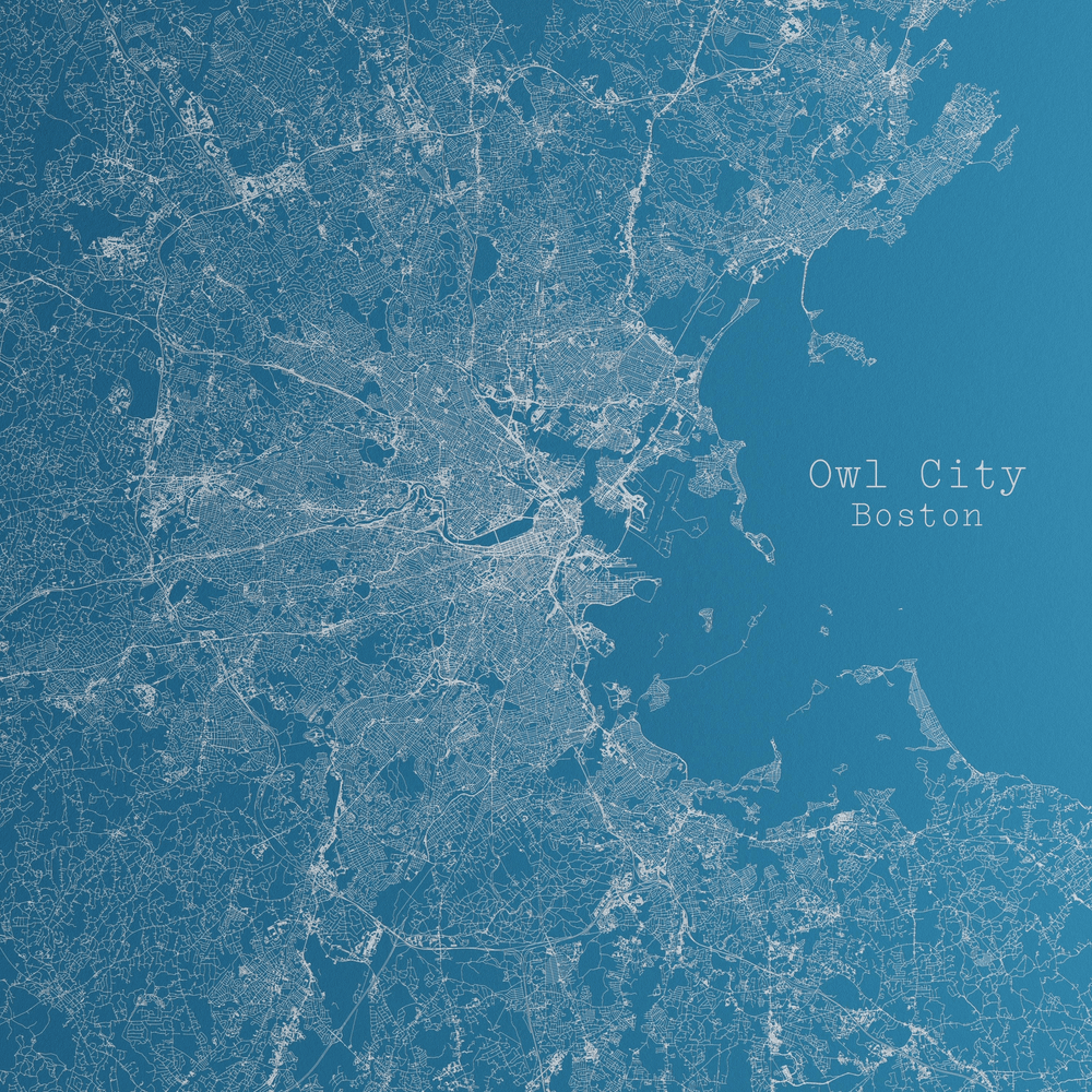 Album cover art for "Boston" by Owl City