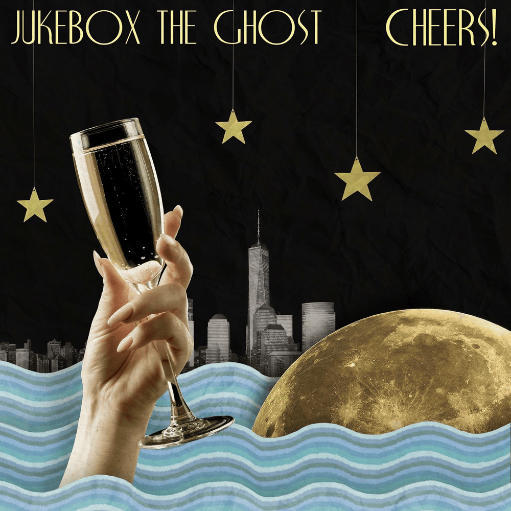 Album cover art for "Cheers!" by Jukebox the Ghost