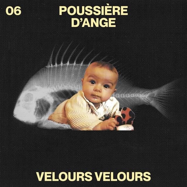 Album cover art for "Poussière d’ange" by Velours Velours