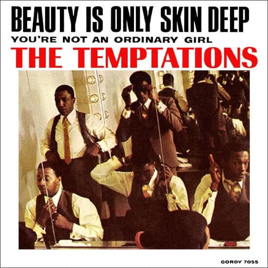 Album cover art for "Beauty is Only Skin Deep" by The Temptations