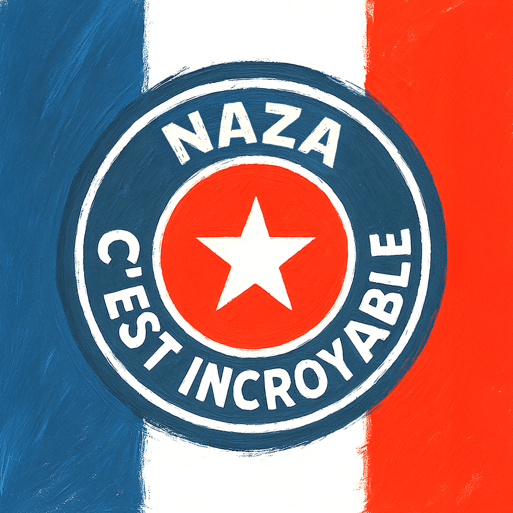 Album cover art for "C’est incroyable" by Naza