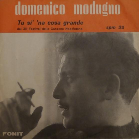 Album cover art for "Tu sî ’o mare" by Domenico Modugno