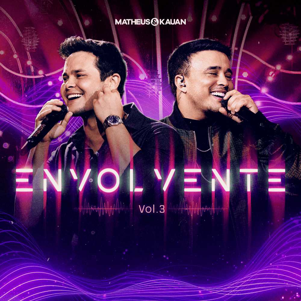 Album cover art for "Amando Errado (Ao Vivo)" by Matheus & Kauan