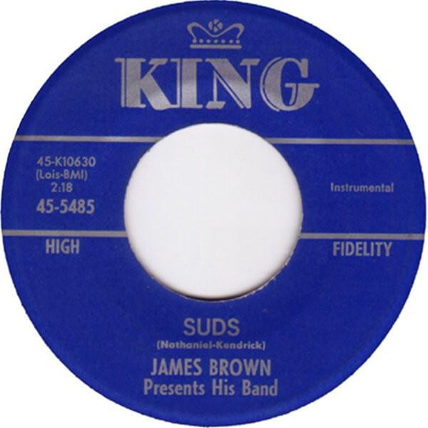 Album cover art for "Suds" by James Brown