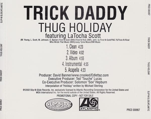 Thug Holiday by Trick Daddy