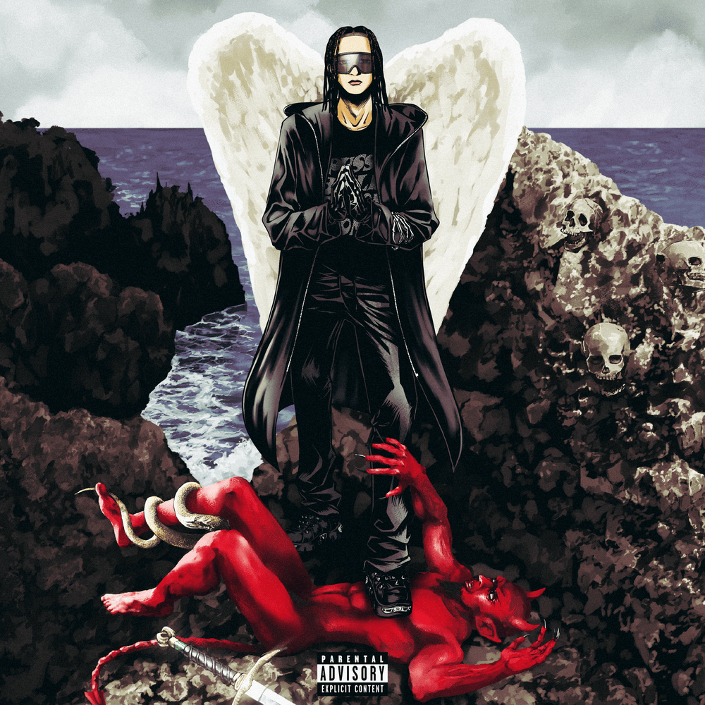 Album cover art for "REVENGE" by ShowyVICTOR