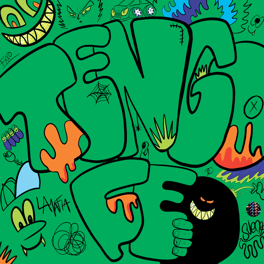 Album cover art for "TENGO FE" by Feid