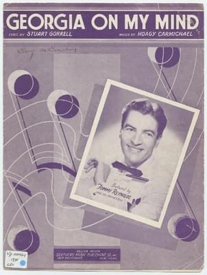 Album cover art for "Georgia on My Mind" by Hoagy Carmichael