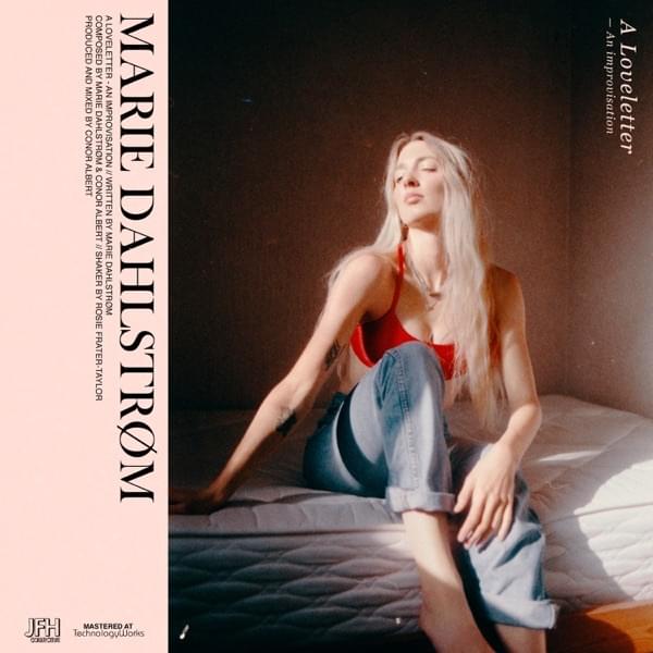 Album cover art for "A Loveletter - An Improvisation" by Marie Dahlstrøm