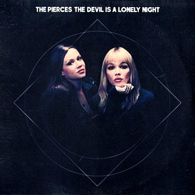Album cover art for "The Devil is a Lonely Night" by The Pierces