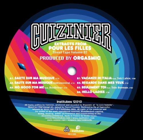 Album cover art for "No Good For Me" by Cuizinier & Busdriver