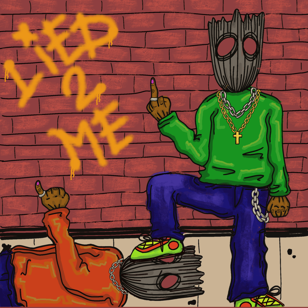 Album cover art for "Lied 2 Me" by Sybyr