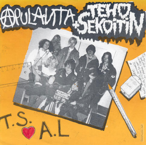 Album cover art for "Se johtuu geeneistä" by Apulanta