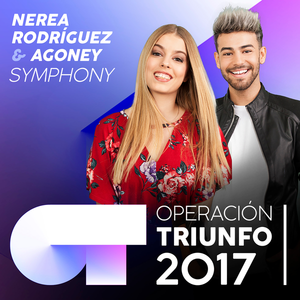 Album cover art for "Symphony" by Operación Triunfo 2017 & Nerea Rodríguez & Agoney