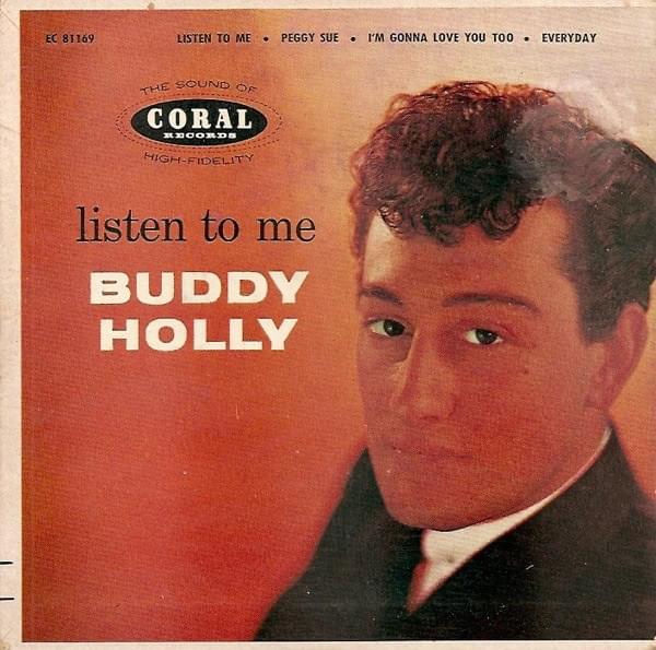 Album cover art for "Listen to Me" by Buddy Holly