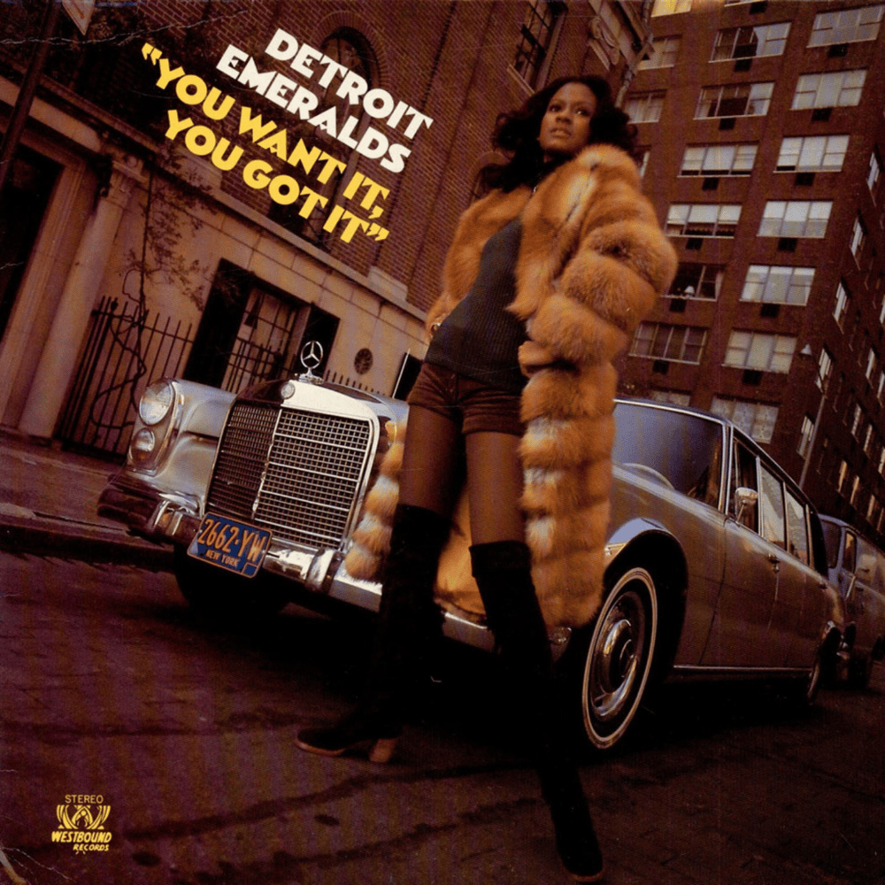 Album cover art for "Baby Let Me Take You (In My Arms)" by Detroit Emeralds