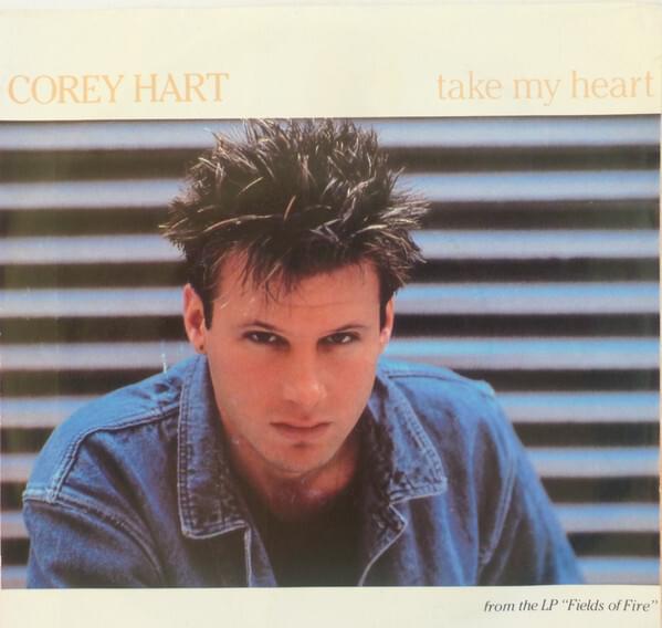 Album cover art for "Take My Heart" by Corey Hart