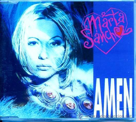 Album cover art for "Amen" by Marta Sánchez