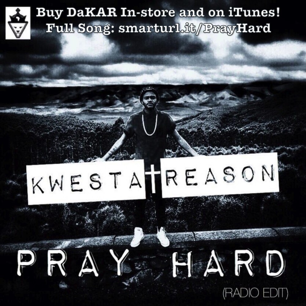 Album cover art for "Pray Hard" by Kwesta & ReasonHD