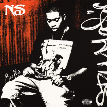 Album cover art for "One Mic" by Nas