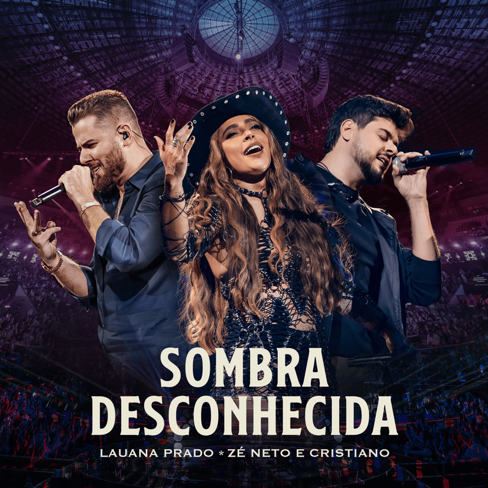 Album cover art for "Sombra Desconhecida (Ao Vivo)" by Lauana Prado
