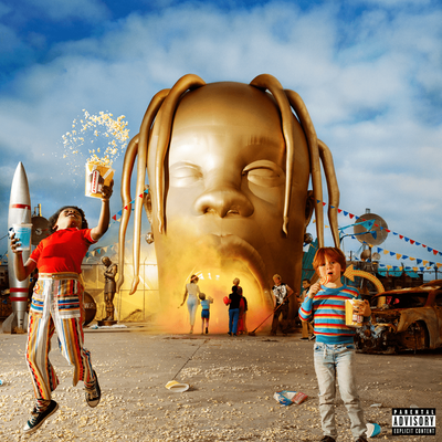 Album cover art for "STARGAZING" by Travis Scott
